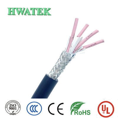 UL2103 1P×26AWG + 2C x 28AWG Beschermde geblokkeerde koperen strengen XLPE isolatie PVC jas 300V 105°C vlechten USB 2.0 kabel
