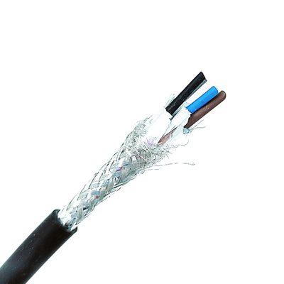 Vertind koper vastgelopen schild AEB-kabel UL2919 1P × 24AWG (7 / 0,20 T) 30V PVC-mantelisolatie