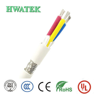 UL2095 4P×24AWG Vlechten Beschermd Gemaakt van koper Geklemd met koperen staven Foma PE isolatie PVC jas 300V 80°C kabel