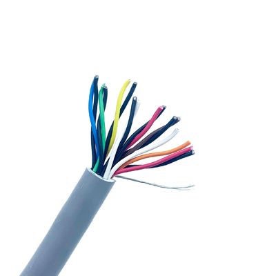 UL2468 Gelast koperen industriële flexibele kabel met SR-PVC isolatie PVC jas 15C×24AWG+ADB