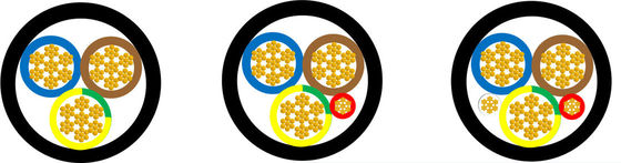 450V/750V AC/DC EV Charging Cable with 2 X 50mm2+35mm2+6X0.75mm2 Copper Conductor for Electric Vehicles