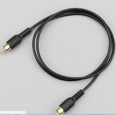 Rg59 3.0-5.3mm JIS coaxiale kabel met vlecht afgeschermd 75±5Ω impedantie en PVC-slijm voor CCTV-camera