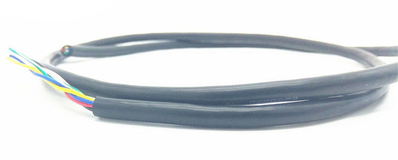 UL20002 TYPE PVC-binnengemaakte koperlegering en gestreepte 4Coax×30AWG+4C×24AWG 80°C 30V medische kabel
