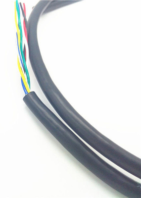 UL20002 TYPE PVC-binnengemaakte koperlegering en gestreepte 4Coax×30AWG+4C×24AWG 80°C 30V medische kabel