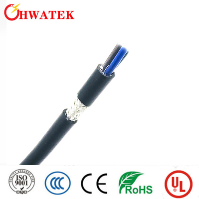 UL20276 TYPE PVC Jacket PP isolatie Gelast koperstrand 34P × 30AWG + AB 80°C 30V kabel