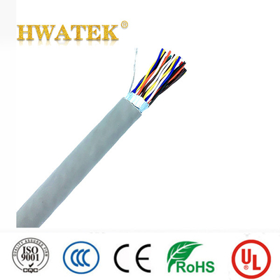 UL2095 25P×28AWG+AEB 80℃ 300V PVC Isolatie PVC Jas Vertind koperen geslagen kabel
