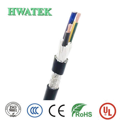 CL3&UL2464 Vertind Koper Gestrand Industrieel Flexibel Kabel met SR-PVC Isolatie PVC Mantel 8P×22AWG+ADB