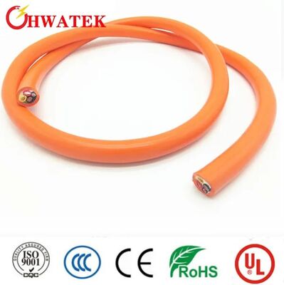 Custom Bare Copper Stranded EV Charging Cable met EVI-2-isolatie en EVM-1 Jacket voor elektrische voertuigen