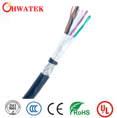5x (1Px30AWG+A) de Kabel UL2725 AWM2725 van +20Cx28AWG+ADB 80℃ 30V