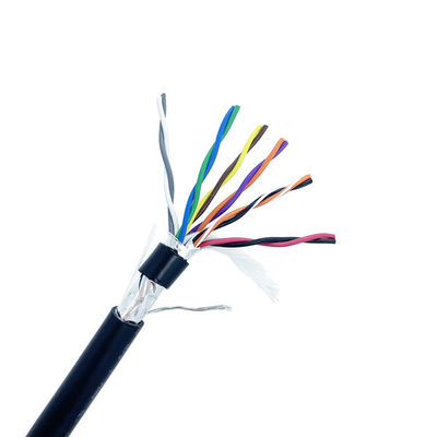 Alpha- Elektro Flexibel de Kabelawm2464 6P×24AWG Schild van 5476C 300V