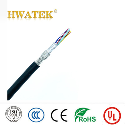 UL2464 PVC gevlochten afgeschermde voedingskabel 24-28AWG 300V industriële draad