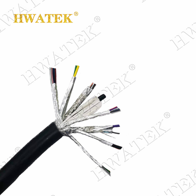1P × 28AWG + 2C × 26AWG PVC Jacket Shield Multicore Cable UL 20276 Gemaakt van koper